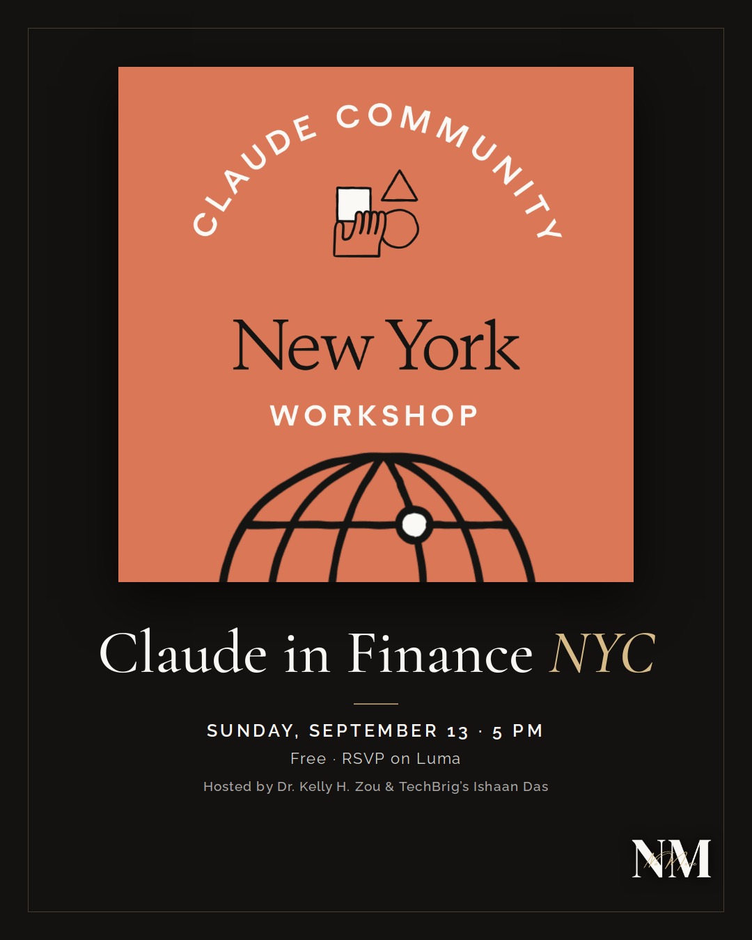 Claude in Finance NYC at No More Cafe