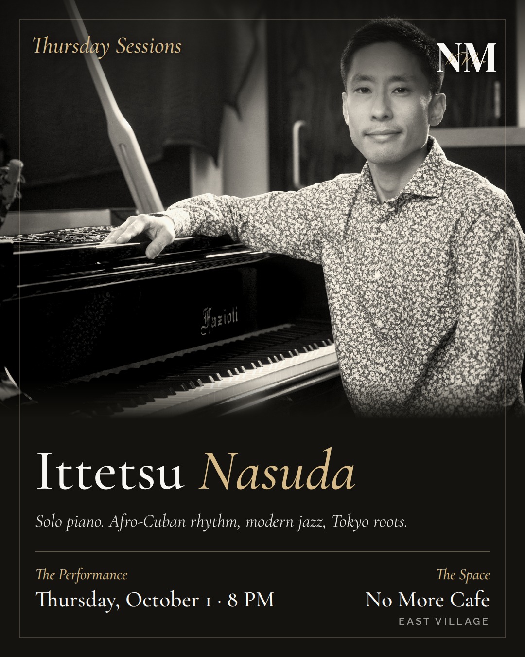 Ittetsu Nasuda at No More Cafe