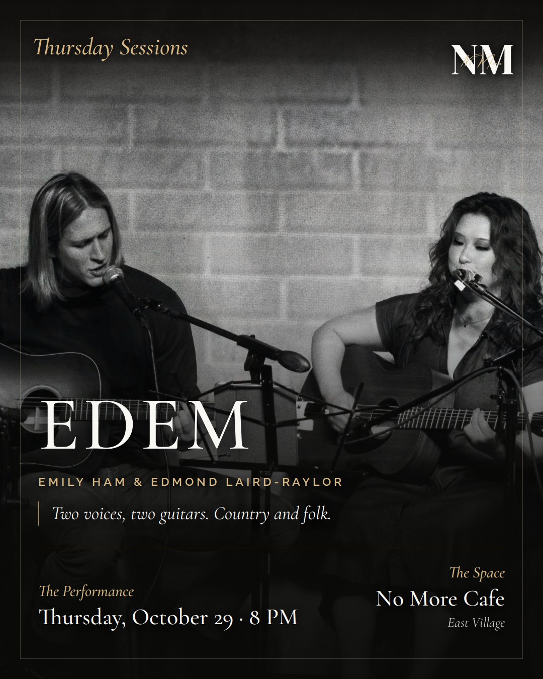 EDEM at No More Cafe
