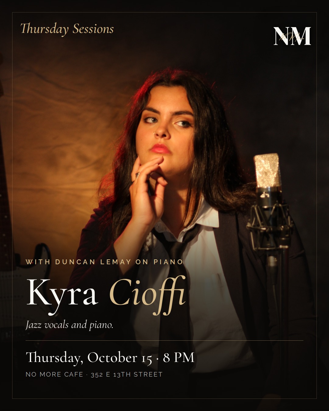 Kyra Cioffi at No More Cafe