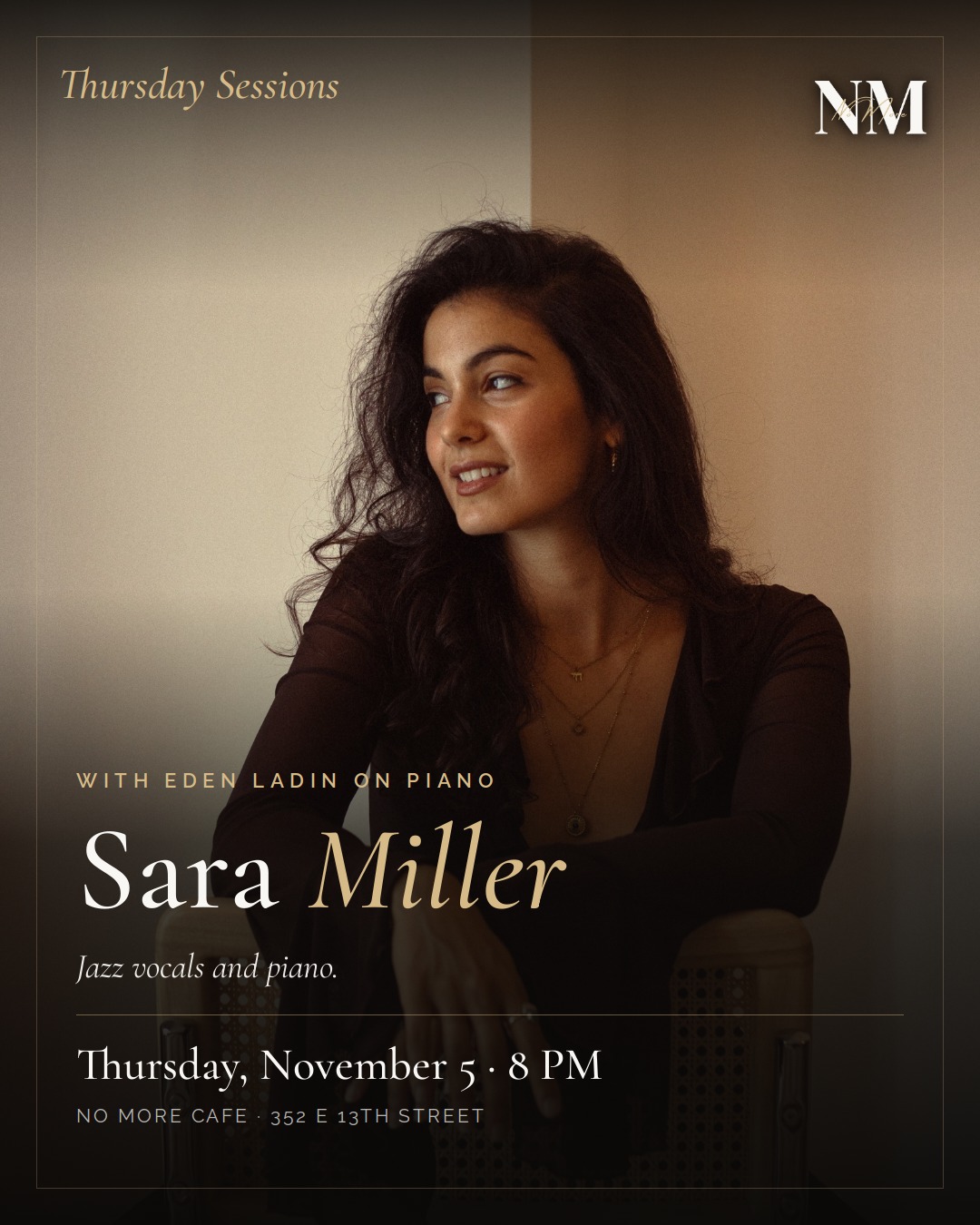 Sara Miller at No More Cafe